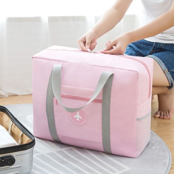 NEW Oxford Cloth Travel Luggage Bag (Blue) - Picture 7 of 8